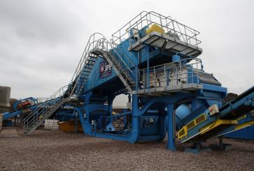 AggMax C&D recycling plant