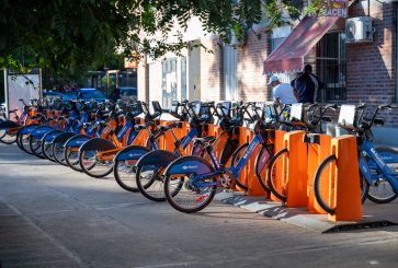 Bicycles in Buenos Aires Argentina