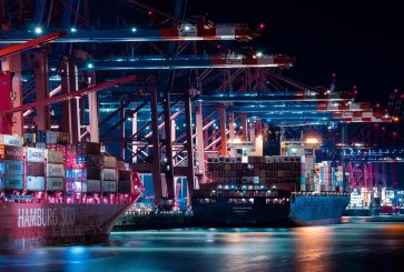 Port in Hamburg.