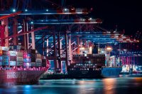 Port in Hamburg.