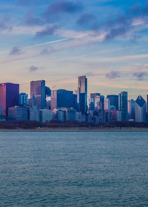 Chicago skyline during the day.