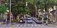 Street crosswalk.