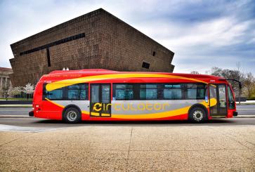 Electric bus.