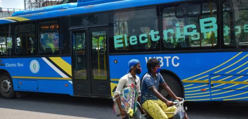 Electric bus in Kolkata
