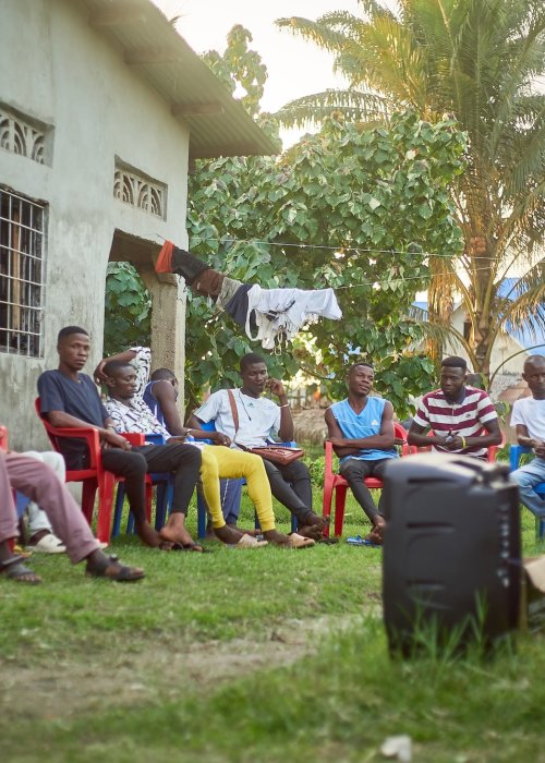 Group meeting.