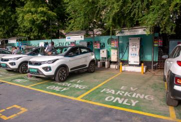 Parking for EVs in India.