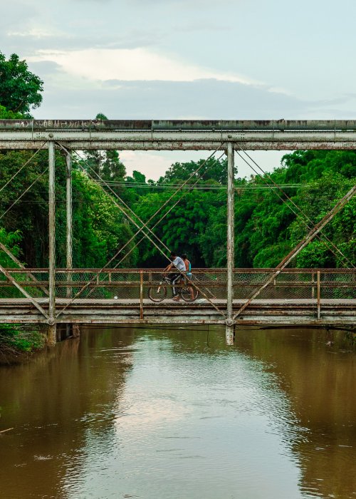 Rio Atibaia in Sao Paolo, Brazil