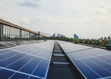 Solar panels.