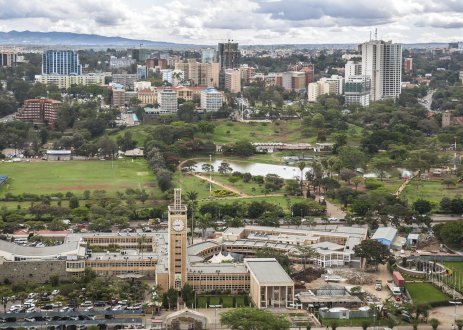Nairobi, Kenya city center view