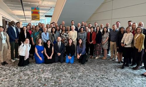 Members of WRI’s Corporate Consultative Group (CCG) and WRI thought leaders from around the world during Climate Week New York
