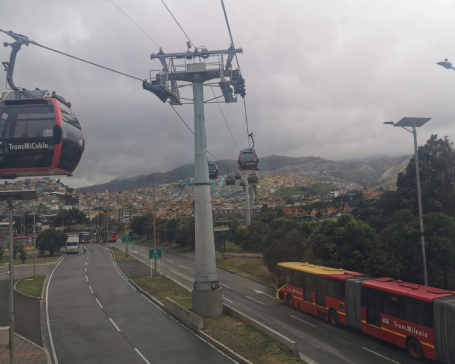 Bogota’s cable car system, TransMiCable 